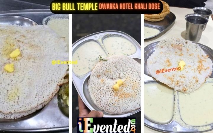 Khali Dose at Hotel Dwarka after visiting Bull Temple Basavanagudi